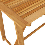 NNEVL 7 Piece Garden Bar Set Brown