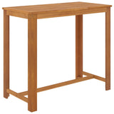 NNEVL 5 Piece Garden Bar Set with Cushions Brown