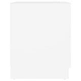 NNEVL Bedside Cabinets 2 pcs White 40x40x50 cm Chipboard