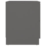 NNEVL Bedside Cabinets 2 pcs Grey 40x40x50 cm Chipboard