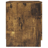 NNEVL Bedside Cabinets 2 pcs Smoked Oak 40x40x50 cm Chipboard