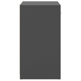 NNEVL Shoe Bench Grey 94.5x31x57 cm Chipboard