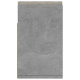 NNEVL Shoe Bench with Cushion Concrete Grey 104x30x49 cm Chipboard