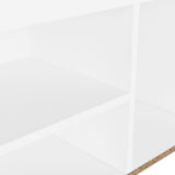 NNEVL Shoe Bench with Cushion White 80x30x47 cm Chipboard