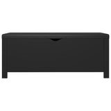 NNEVL Storage Box with Cushion Black 105x40x45 cm Chipboard