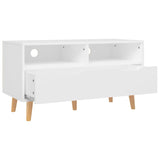 NNEVL TV Cabinet White 90x40x48.5 cm Chipboard