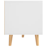 NNEVL TV Cabinet White 90x40x48.5 cm Chipboard