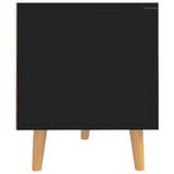 NNEVL TV Cabinet Black 90x40x48.5 cm Chipboard