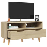 NNEVL TV Cabinet Sonoma Oak 90x40x48.5 cm Chipboard