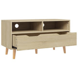 NNEVL TV Cabinet Sonoma Oak 90x40x48.5 cm Chipboard