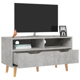 NNEVL TV Cabinet Concrete Grey 90x40x48.5 cm Chipboard