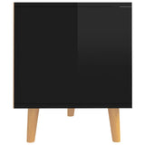 NNEVL TV Cabinet High Gloss Black 90x40x48.5 cm Chipboard