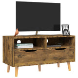 NNEVL TV Cabinet Smoked Oak 90x40x48.5 cm Chipboard
