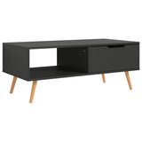 NNEVL Coffee Table Grey 100x49.5x43 cm Chipboard