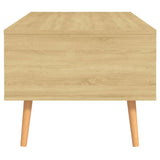 NNEVL Coffee Table Sonoma Oak 100x49.5x43 cm Chipboard