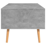 NNEVL Coffee Table Concrete Grey 100x49.5x43 cm Chipboard