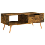 NNEVL Coffee Table Smoked Oak 100x49.5x43 cm Chipboard