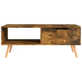 NNEVL Coffee Table Smoked Oak 100x49.5x43 cm Chipboard