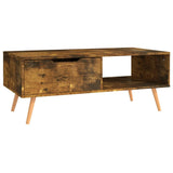 NNEVL Coffee Table Smoked Oak 100x49.5x43 cm Chipboard