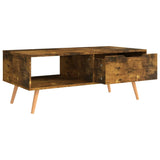 NNEVL Coffee Table Smoked Oak 100x49.5x43 cm Chipboard