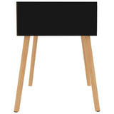 NNEVL Bedside Cabinets 2 pcs Black 40x40x56 cm Chipboard