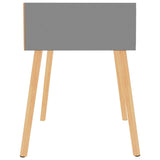 NNEVL Bedside Cabinets 2 pcs Grey 40x40x56 cm Chipboard