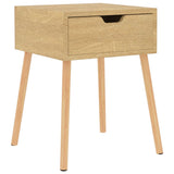 NNEVL Bedside Cabinet Sonoma Oak 40x40x56 cm Chipboard