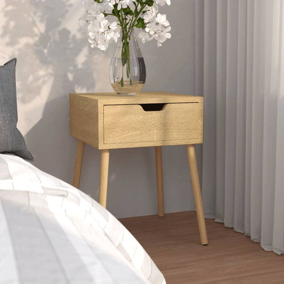 NNEVL Bedside Cabinet Sonoma Oak 40x40x56 cm Chipboard