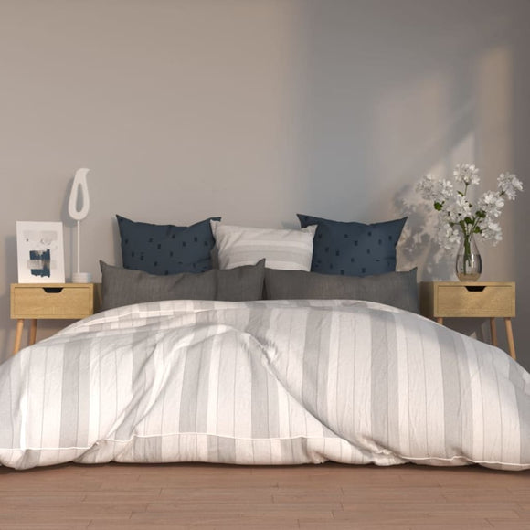 NNEVL Bedside Cabinets 2 pcs Sonoma Oak 40x40x56 cm Chipboard