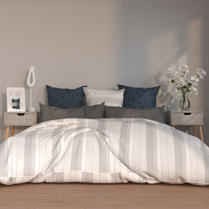 NNEVL Bedside Cabinets 2 pcs Concrete Grey 40x40x56 cm Chipboard