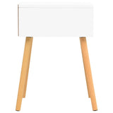 NNEVL Bedside Cabinets 2 pcs White & Sonoma Oak 40x40x56 cm Chipboard