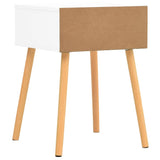 NNEVL Bedside Cabinets 2 pcs White & Sonoma Oak 40x40x56 cm Chipboard