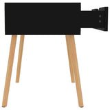 NNEVL Bedside Cabinets 2 pcs High Gloss Black 40x40x56 cm Chipboard