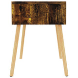 NNEVL Bedside Cabinet Smoked Oak 40x40x56 cm Chipboard