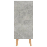 NNEVL Sideboard Concrete Grey 90x30x72 cm Chipboard