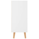 NNEVL Sideboard High Gloss White 90x30x72 cm Chipboard