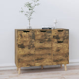 NNEVL Sideboard Smoked Oak 90x30x72 cm Chipboard