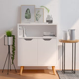 NNEVL Sideboard White 60x30x72 cm Chipboard
