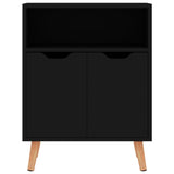 NNEVL Sideboard Black 60x30x72 cm Chipboard