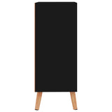NNEVL Sideboard Black 60x30x72 cm Chipboard