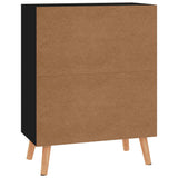NNEVL Sideboard Black 60x30x72 cm Chipboard