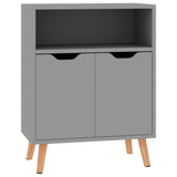 NNEVL Sideboard Grey 60x30x72 cm Chipboard