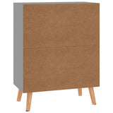 NNEVL Sideboard Grey 60x30x72 cm Chipboard