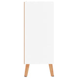 NNEVL Sideboard White and Sonoma Oak 60x30x72 cm Chipboard