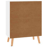 NNEVL Sideboard White and Sonoma Oak 60x30x72 cm Chipboard