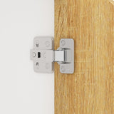 NNEVL Sideboard White and Sonoma Oak 60x30x72 cm Chipboard