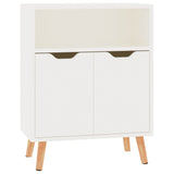 NNEVL Sideboard High Gloss White 60x30x72 cm Chipboard