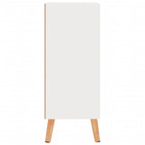 NNEVL Sideboard High Gloss White 60x30x72 cm Chipboard