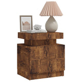 NNEVL Bedside Cabinet Smoked Oak 45x35x52 cm Chipboard