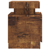 NNEVL Bedside Cabinet Smoked Oak 45x35x52 cm Chipboard